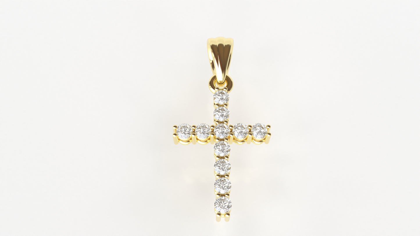 Diamond Cross Pendant