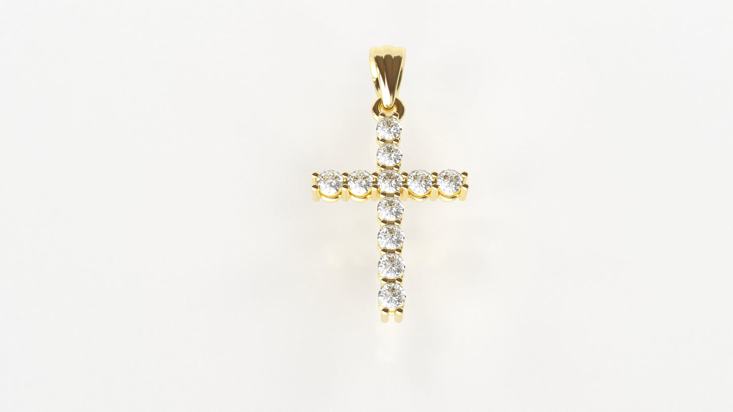 Diamond Cross Pendant