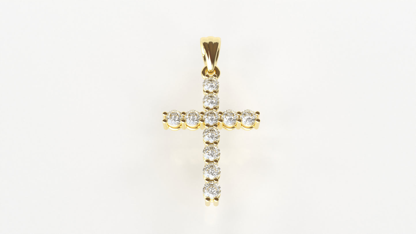 Diamond Cross Pendant