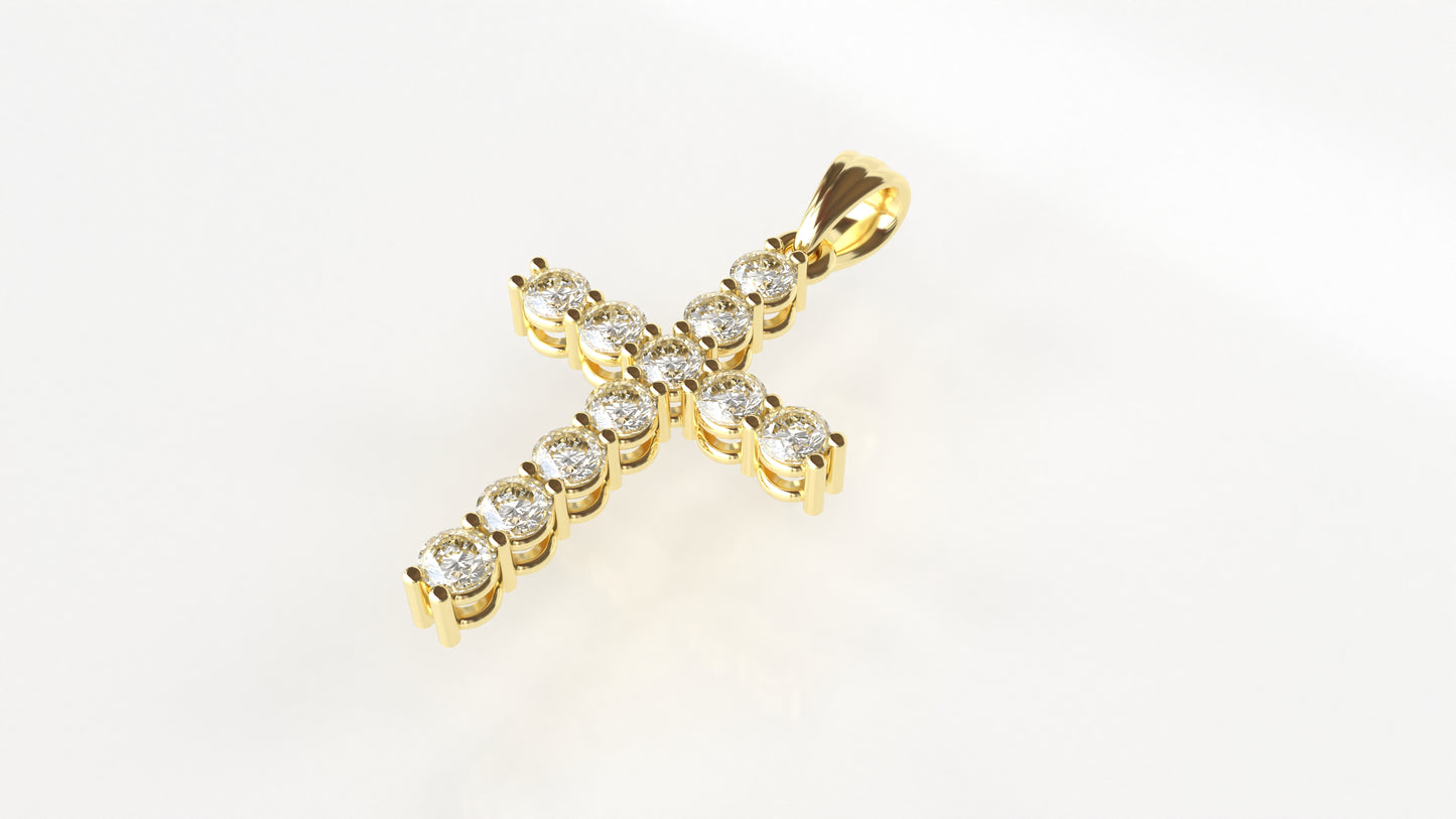 Diamond Cross Pendant