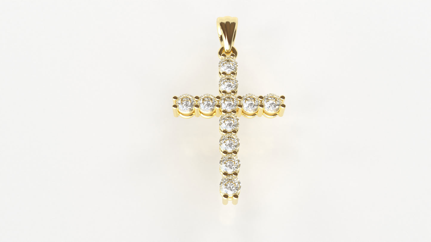 Diamond Cross Pendant