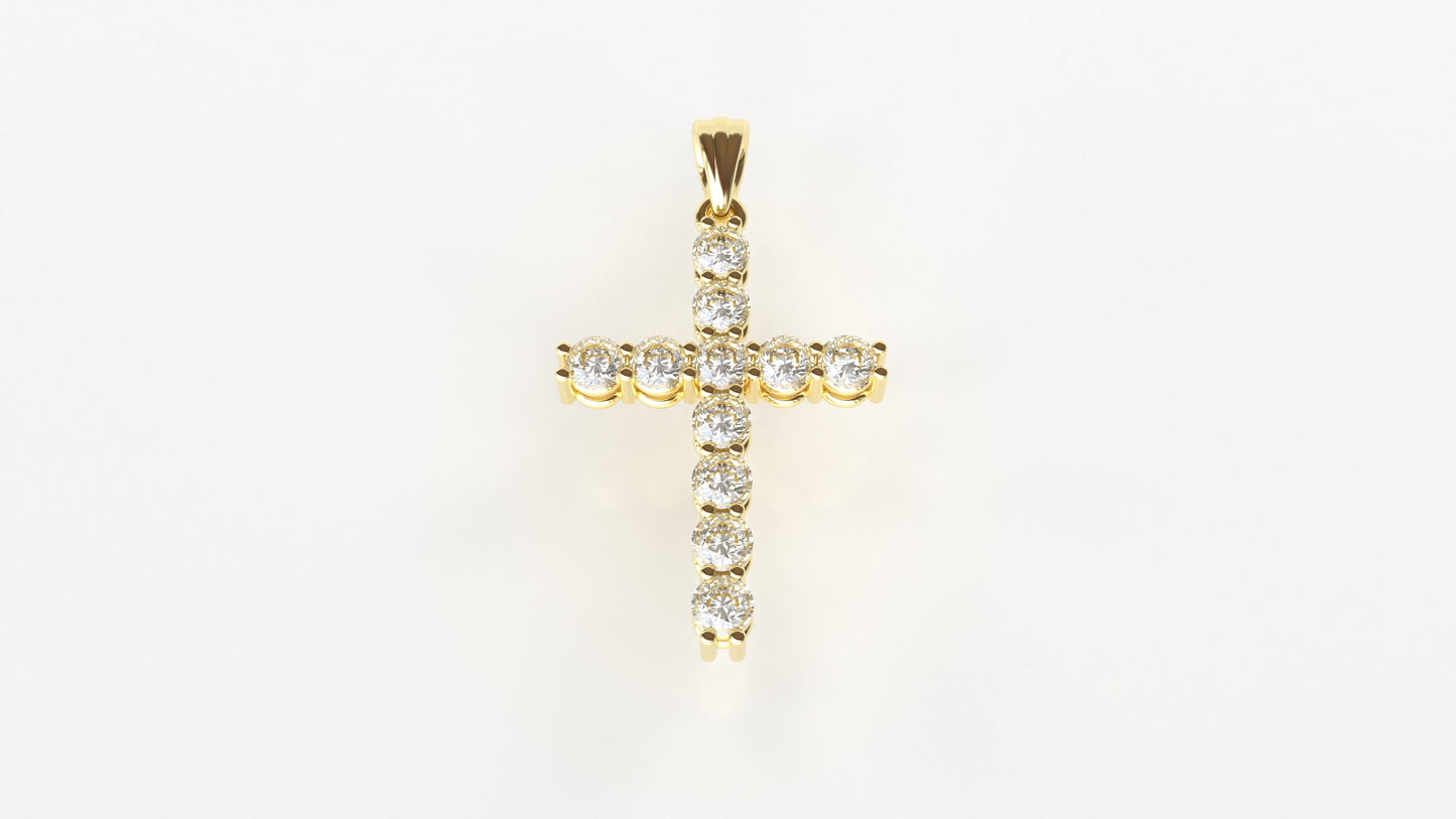 Diamond Cross Pendant