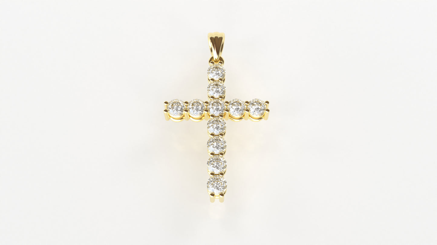Diamond Cross Pendant