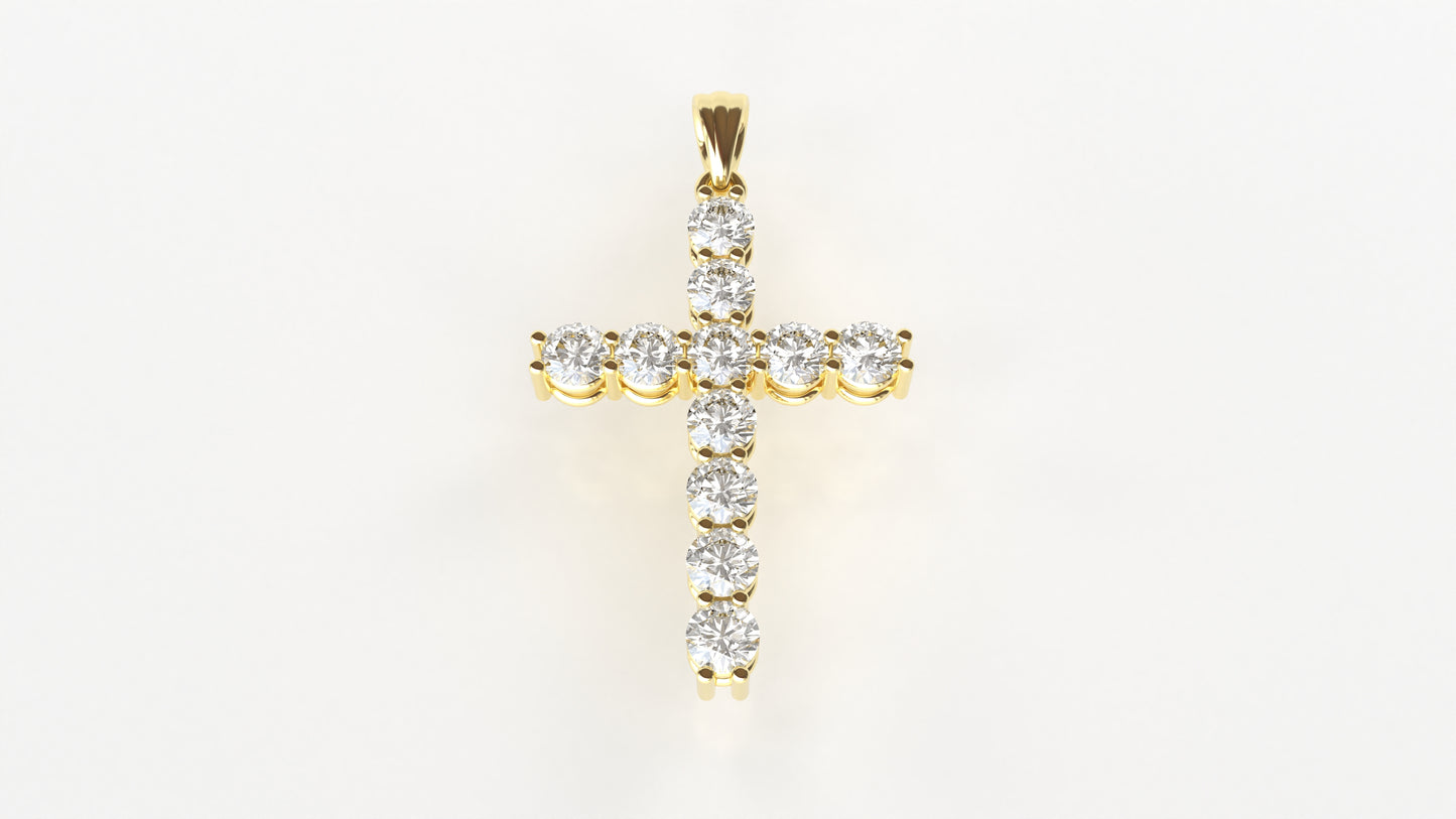 Diamond Cross Pendant