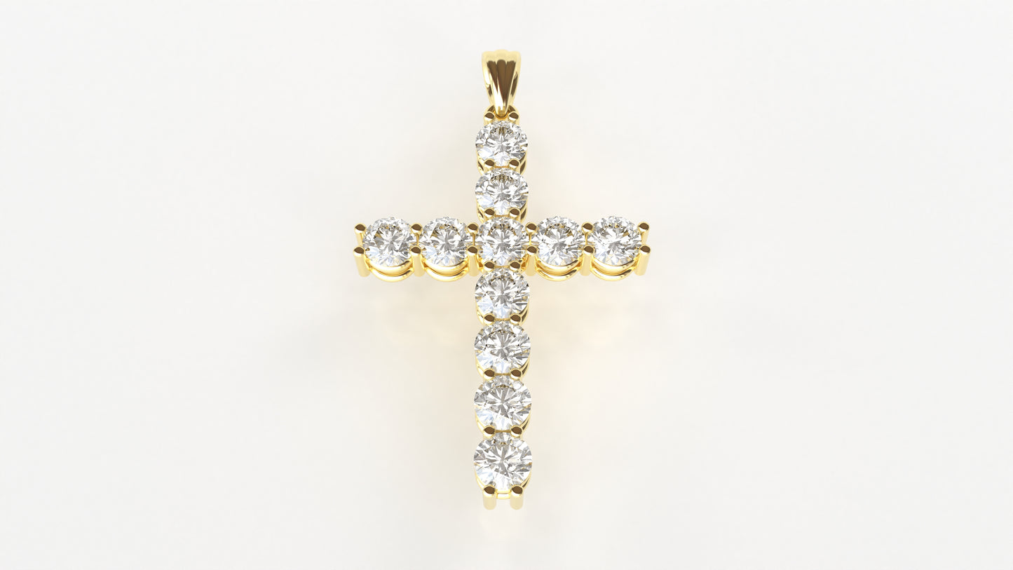 Diamond Cross Pendant
