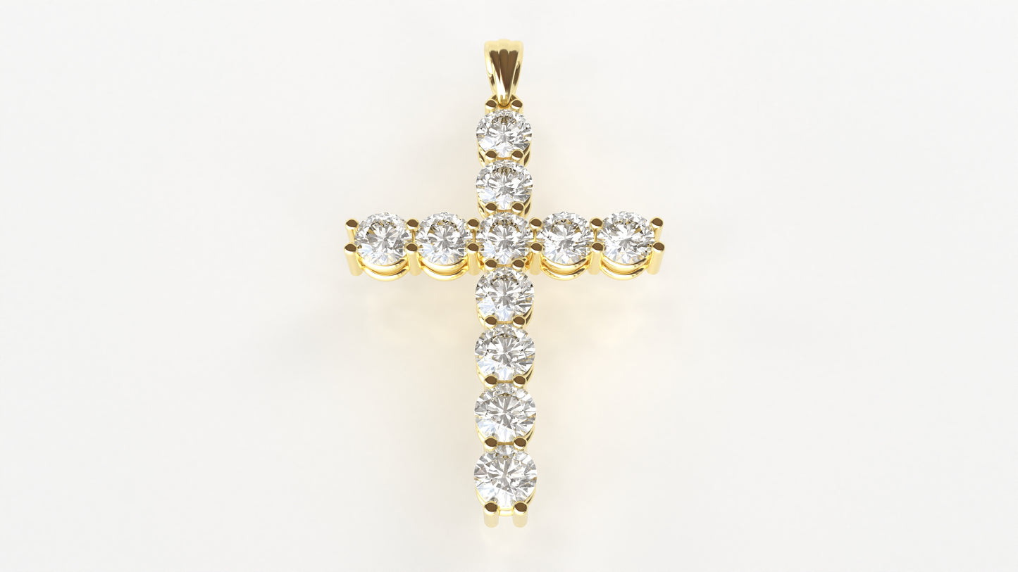 Diamond Cross Pendant